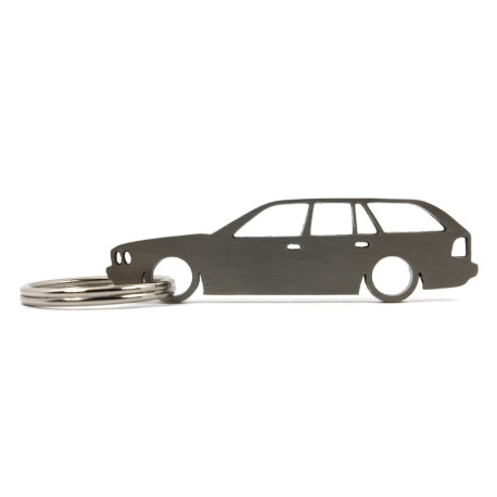Car-Shapes keychains BMW 5 series E34 wagon portachiavi in acciaio inossidabile | race-shop.it