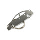 Car-Shapes keychains Honda Civic (9gen) IX sedan portachiavi in acciaio inossidabile | race-shop.it