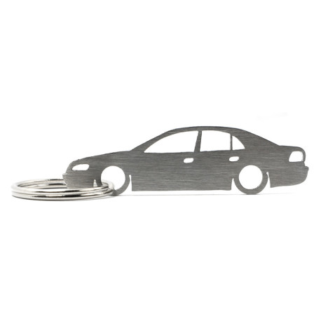 Car-Shapes keychains Opel Omega B sedan portachiavi in acciaio inossidabile | race-shop.it