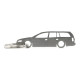 Car-Shapes keychains Opel Omega B wagon portachiavi in acciaio inossidabile | race-shop.it