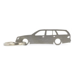 Mercedes W210 wagon portachiavi in acciaio inossidabile