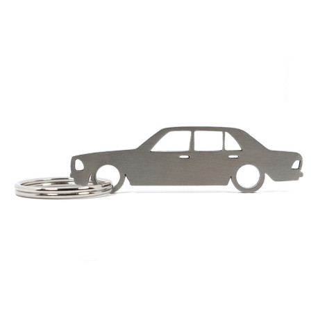 Car-Shapes keychains Mercedes W123 limousine portachiavi in acciaio inossidabile | race-shop.it