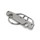 Car-Shapes keychains Audi 80 wagon portachiavi in acciaio inossidabile | race-shop.it