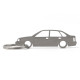 Car-Shapes keychains FSO Polonez ATU portachiavi in acciaio inossidabile | race-shop.it
