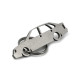 Car-Shapes keychains FSO Polonez ATU portachiavi in acciaio inossidabile | race-shop.it
