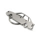 Car-Shapes keychains FSO Polonez ATU portachiavi in acciaio inossidabile | race-shop.it
