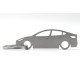 Car-Shapes keychains Tesla Model Y portachiavi in acciaio inossidabile | race-shop.it