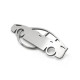 Car-Shapes keychains Tesla Model Y portachiavi in acciaio inossidabile | race-shop.it