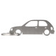 Car-Shapes keychains Nissan Micra K11 5d portachiavi in acciaio inossidabile | race-shop.it
