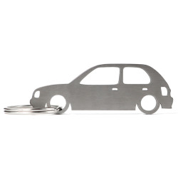 Nissan Micra K11 5d portachiavi in acciaio inossidabile