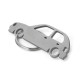 Car-Shapes keychains Nissan Micra K11 5d portachiavi in acciaio inossidabile | race-shop.it