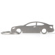 Car-Shapes keychains Mercedes C W204 coupe portachiavi in acciaio inossidabile | race-shop.it