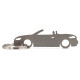 Car-Shapes keychains Audi TT 8J cabrio portachiavi in acciaio inossidabile | race-shop.it