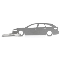 Audi A6 C8 wagon portachiavi in acciaio inossidabile