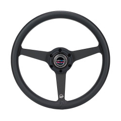 Volante sportivo a 3 razze NRG Prisma Labs Heritage, 330mm, alluminio, calice 25mm, nero