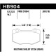 Pastiglie freno HAWK performance Hawk Pastiglie freno DTC-60 HB904G.630 | race-shop.it
