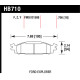 Pastiglie freno HAWK performance Pastiglie freno anteriori Hawk HB710Z.706, Street performance, min-max 37°C-350°C | race-shop.it