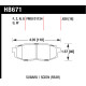 Pastiglie freno HAWK performance Hawk Brake Pad DTC-60 (16 mm) HB671G.628 | race-shop.it
