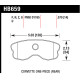 Pastiglie freno HAWK performance Hawk Brake Pad HPS HB659F.570 | race-shop.it