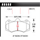 Pastiglie freno HAWK performance Hawk Pastiglie freno DTC-60 HB586G.660 | race-shop.it
