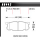 Pastiglie freno HAWK performance Hawk Brake Pad HT-10 (13 mm) HB442S.496 | race-shop.it