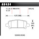 Pastiglie freno HAWK performance Hawk Brake Pad Performance Ceramic HB434Z.543 | race-shop.it