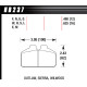 Pastiglie freno HAWK performance Hawk Brake Pad Black (12 mm) HB237M.480 | race-shop.it