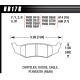 Pastiglie freno HAWK performance Hawk Brake Pad HP Plus HB176N.614 | race-shop.it