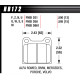 Pastiglie freno HAWK performance Hawk Brake Pad HPS HB172F.595 | race-shop.it