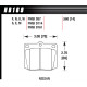 Pastiglie freno HAWK performance Hawk Brake Pad Black (14 mm) HB169M.560 | race-shop.it