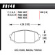 Pastiglie freno HAWK performance Hawk Brake Pad Black (14 mm) HB148M.560 | race-shop.it