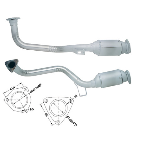 CAT e DPF Magnaflow a montaggio diretto Convertitore catalitico Magnaflow per AUDI | race-shop.it