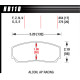 Pastiglie freno HAWK performance Hawk Pastiglie freno ER-1 HB110D.654 | race-shop.it