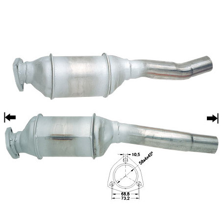 CAT e DPF Magnaflow a montaggio diretto Convertitore catalitico Magnaflow per AUDI | race-shop.it