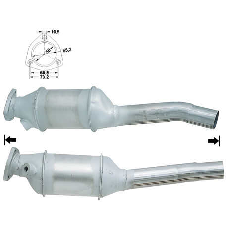 CAT e DPF Magnaflow a montaggio diretto Convertitore catalitico Magnaflow per AUDI | race-shop.it