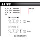 Pastiglie freno HAWK performance Hawk Brake Pad DTC-70 (15 mm) HB103U.590 | race-shop.it