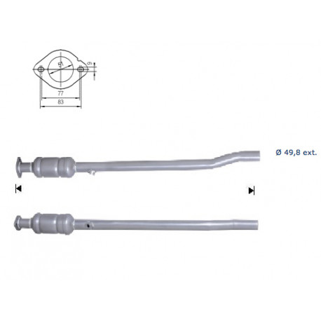 CAT e DPF Magnaflow a montaggio diretto Catalizzatore Magnaflow per AUDI SKODA VOLKSWAGEN | race-shop.it