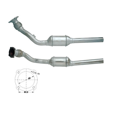 CAT e DPF Magnaflow a montaggio diretto Catalizzatore Magnaflow per AUDI SKODA VOLKSWAGEN | race-shop.it