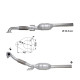 CAT e DPF Magnaflow a montaggio diretto Catalizzatore Magnaflow per AUDI VOLKSWAGEN | race-shop.it