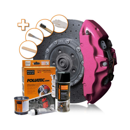 Brake Caliper Paint Foliatec Set racing di vernice per pinze dei freni hot pink metallic | race-shop.it