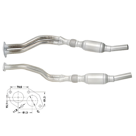 CAT e DPF Magnaflow a montaggio diretto Catalizzatore Magnaflow per AUDI VOLKSWAGEN | race-shop.it