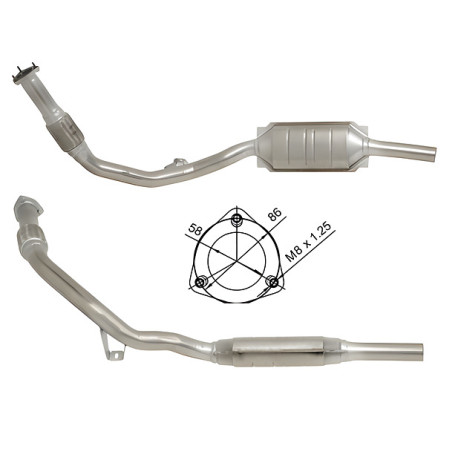 CAT e DPF Magnaflow a montaggio diretto Catalizzatore Magnaflow per AUDI VOLKSWAGEN | race-shop.it