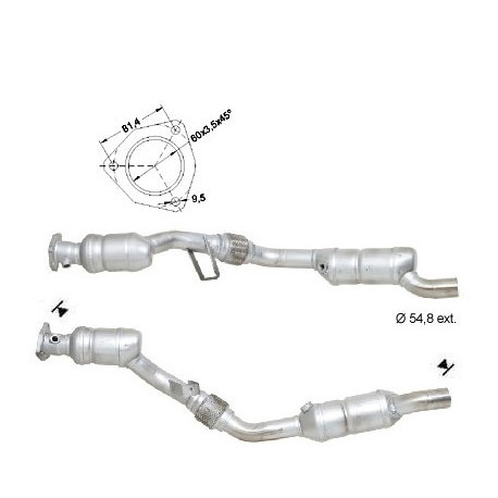 CAT e DPF Magnaflow a montaggio diretto Catalizzatore Magnaflow per AUDI | race-shop.it