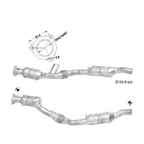 CAT e DPF Magnaflow a montaggio diretto Catalizzatore Magnaflow per AUDI | race-shop.it