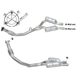 Catalizzatore Magnaflow per AUDI VOLKSWAGEN