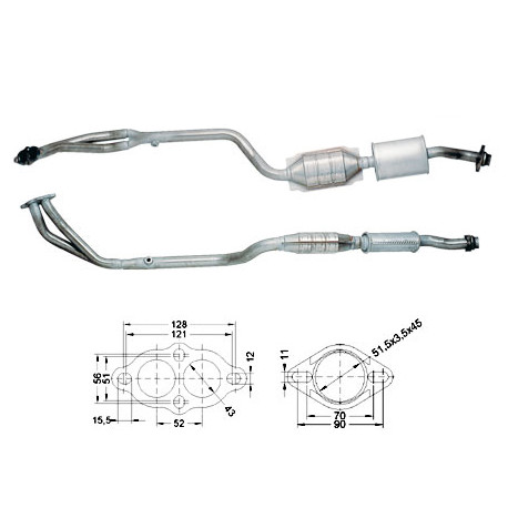 CAT e DPF Magnaflow a montaggio diretto Catalizzatore Magnaflow per BMW | race-shop.it