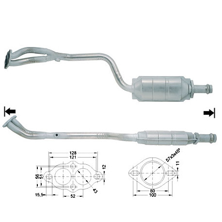 CAT e DPF Magnaflow a montaggio diretto Catalizzatore Magnaflow per BMW | race-shop.it