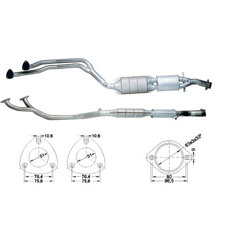 CAT e DPF Magnaflow a montaggio diretto Catalizzatore Magnaflow per BMW | race-shop.it