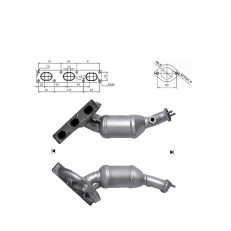 CAT e DPF Magnaflow a montaggio diretto Catalizzatore Magnaflow per BMW | race-shop.it