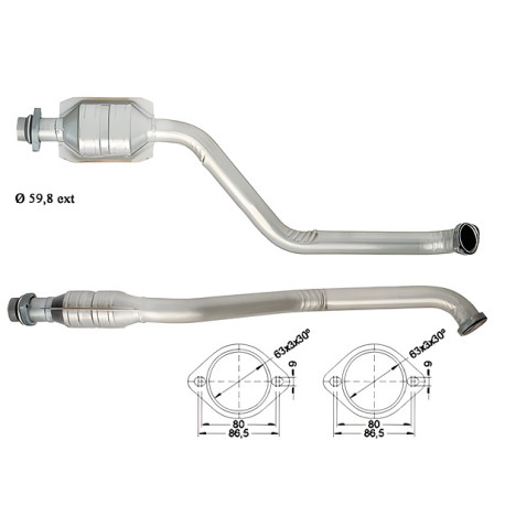 CAT e DPF Magnaflow a montaggio diretto Catalizzatore Magnaflow per BMW | race-shop.it
